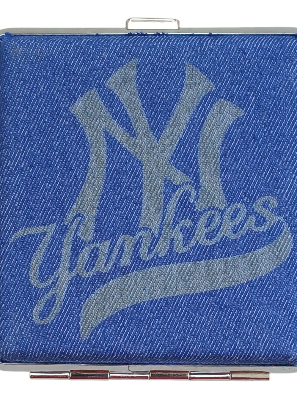 New York Custom Laser-Engraved Metal Slim Wallet / Card & Cigarette Case.
